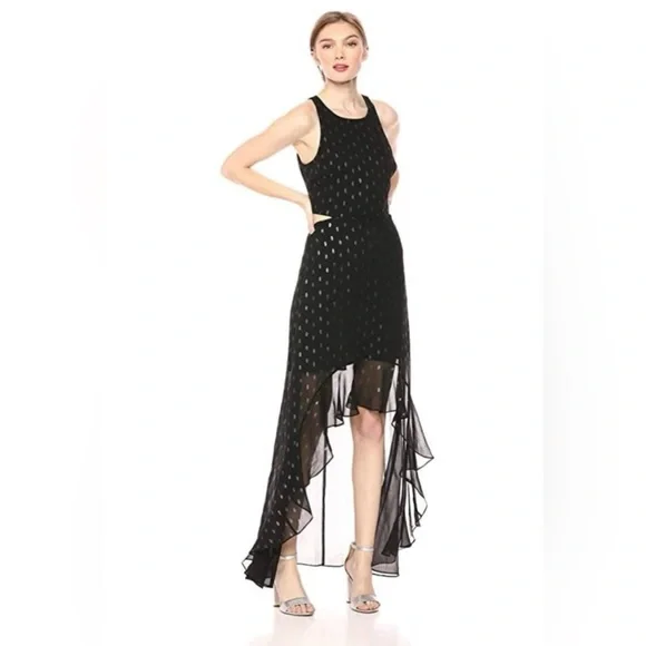 ali & jay cutout maxi dress NWT ALI & JAY Step And Repeat Black Cut Out Maxi Gown Dress Small S MSRP $150